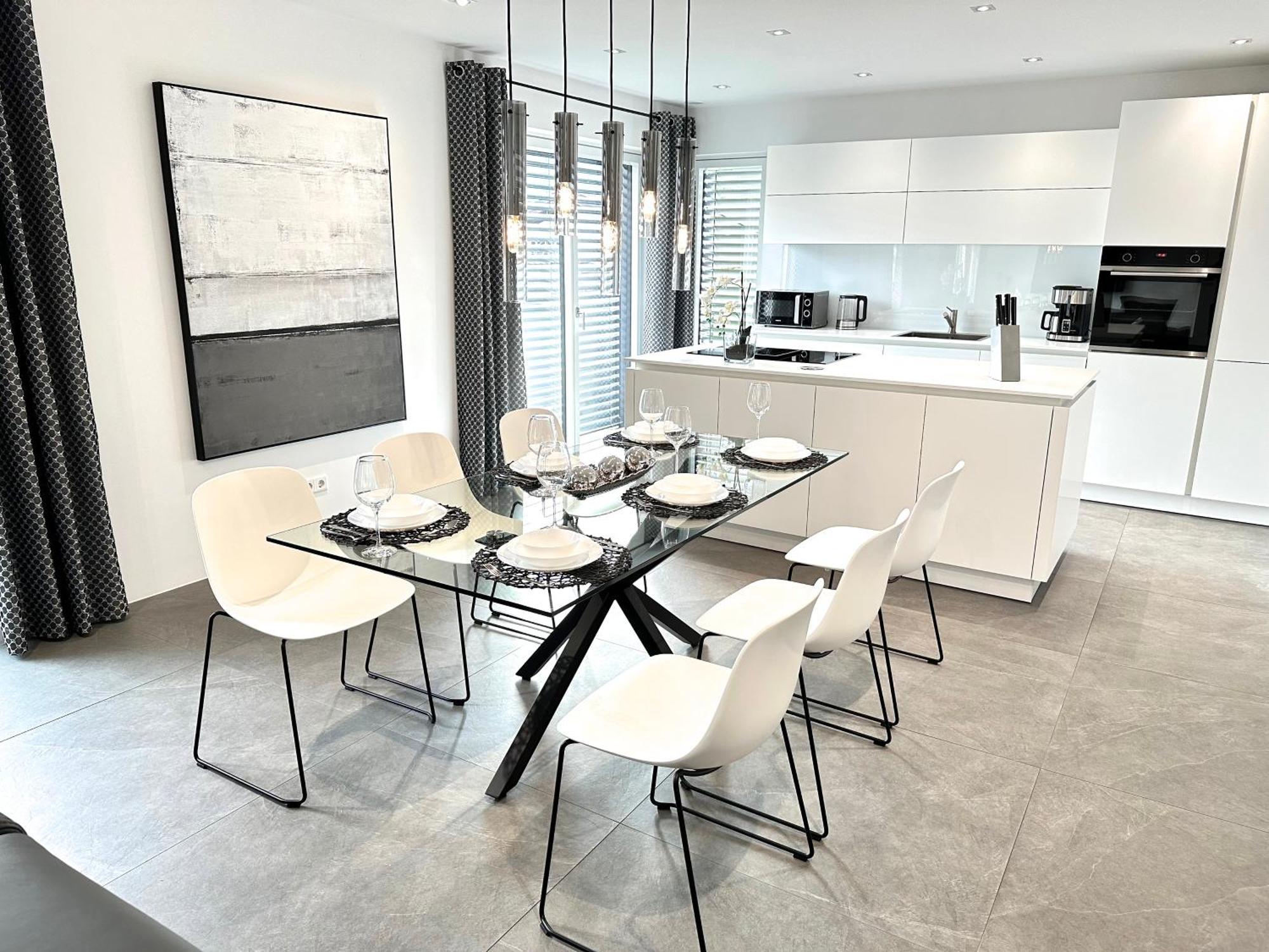 Ferienwohnung Black White Raubling Zewnętrze zdjęcie